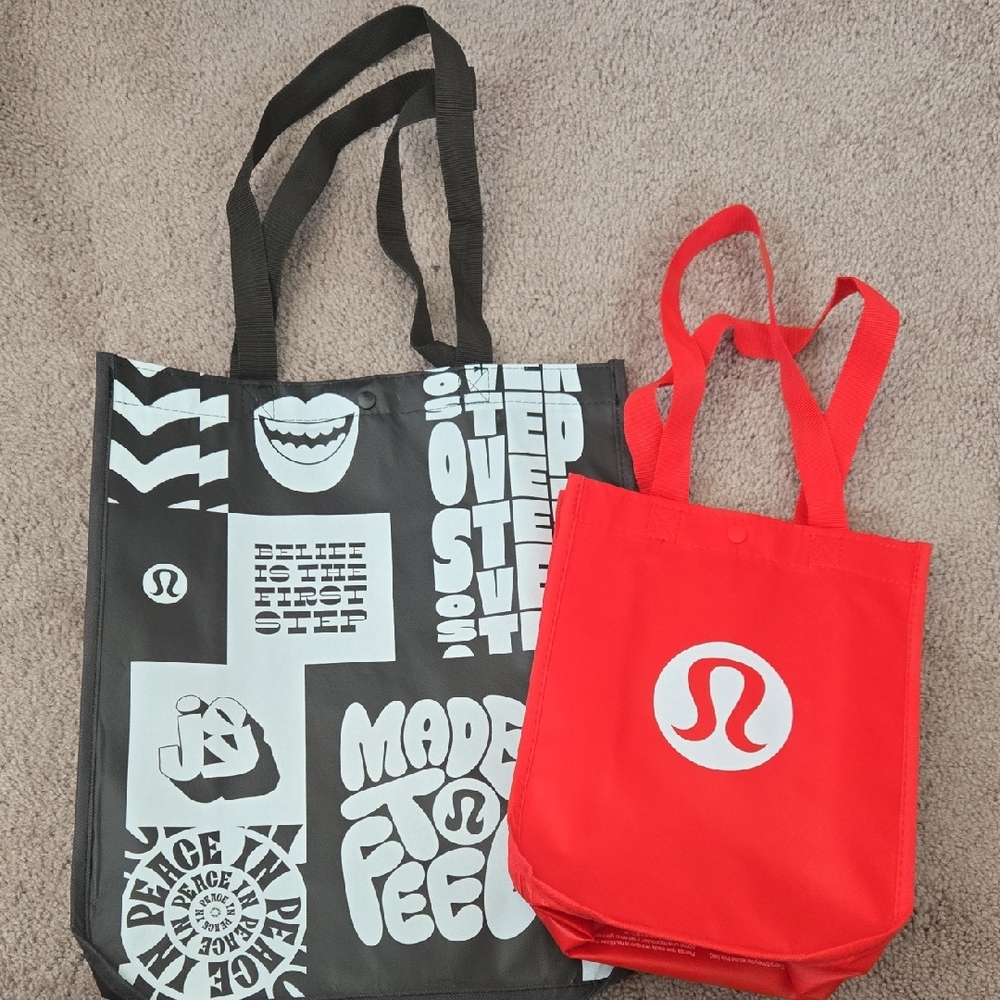 Bundle Of Lululemon Reusable Totes